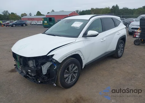 2023 Hyundai Tucson Hybrid Blue from USA, damaged, VIN KM8JBCA13PU097992